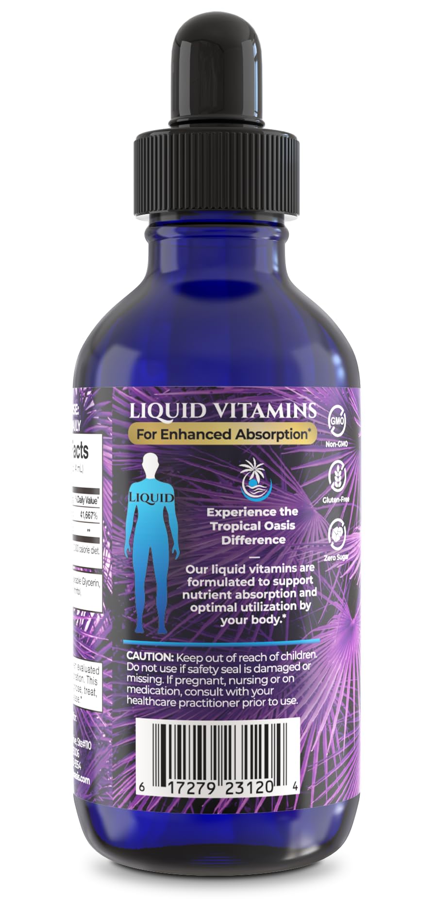 Maximum Strength Liquid Biotin Drops w/ 12,500 MCG – Best Vitamins for Fast Hair Growth, Reduced Hair Loss, Healthy Skin & Strong Nails -5X More Potent Than Pills– Max Absorption, Vegan– 4oz, 30 Serv — Amazon image 3