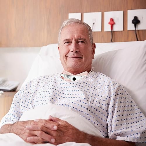 Miniatura 4 de Almohadillas para traqueotomía, paquete de 2 almohadillas para traqueotomía, cubiertas reutilizables para tubo de traqueotomía, forma de nalga