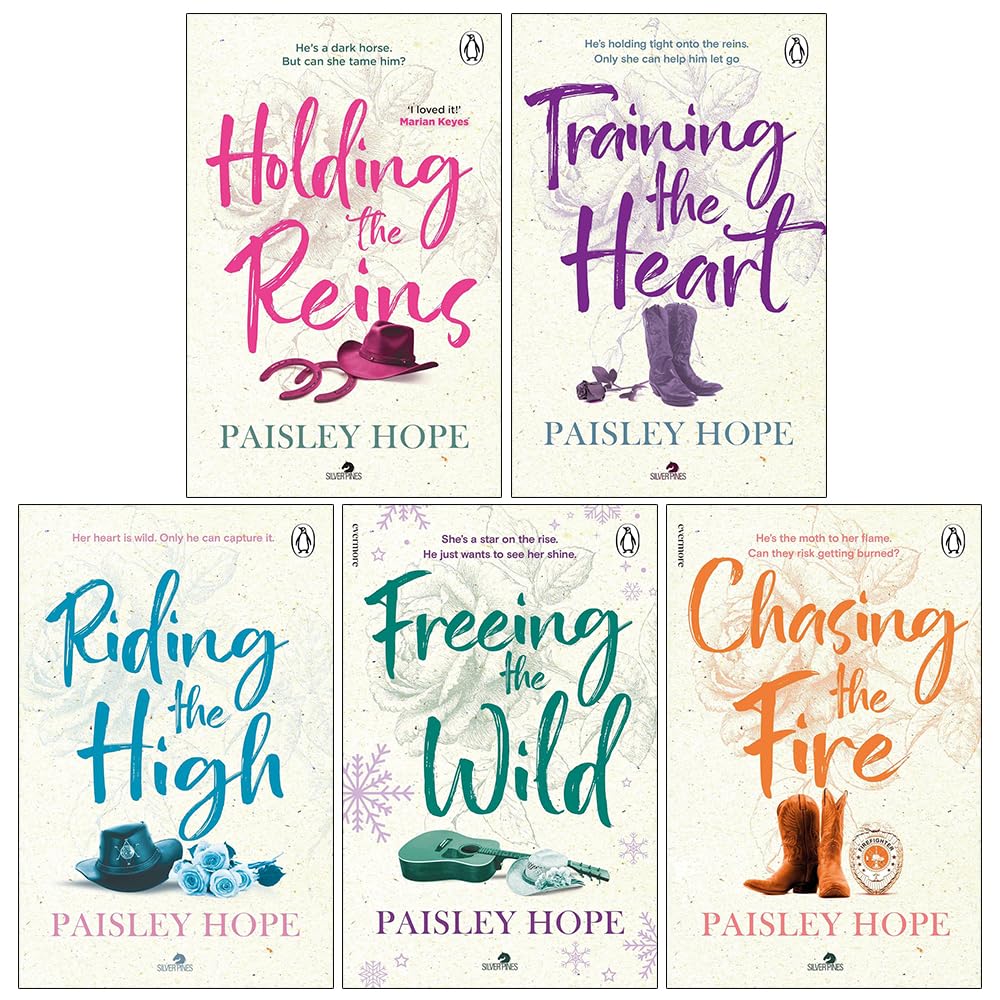 Silver Pines Ranch Series 5 Books Collection Set By Paisley Hope (Holding the Reins, Training the Heart, Riding the High, Freeing the Wild & Chasing the Fire)