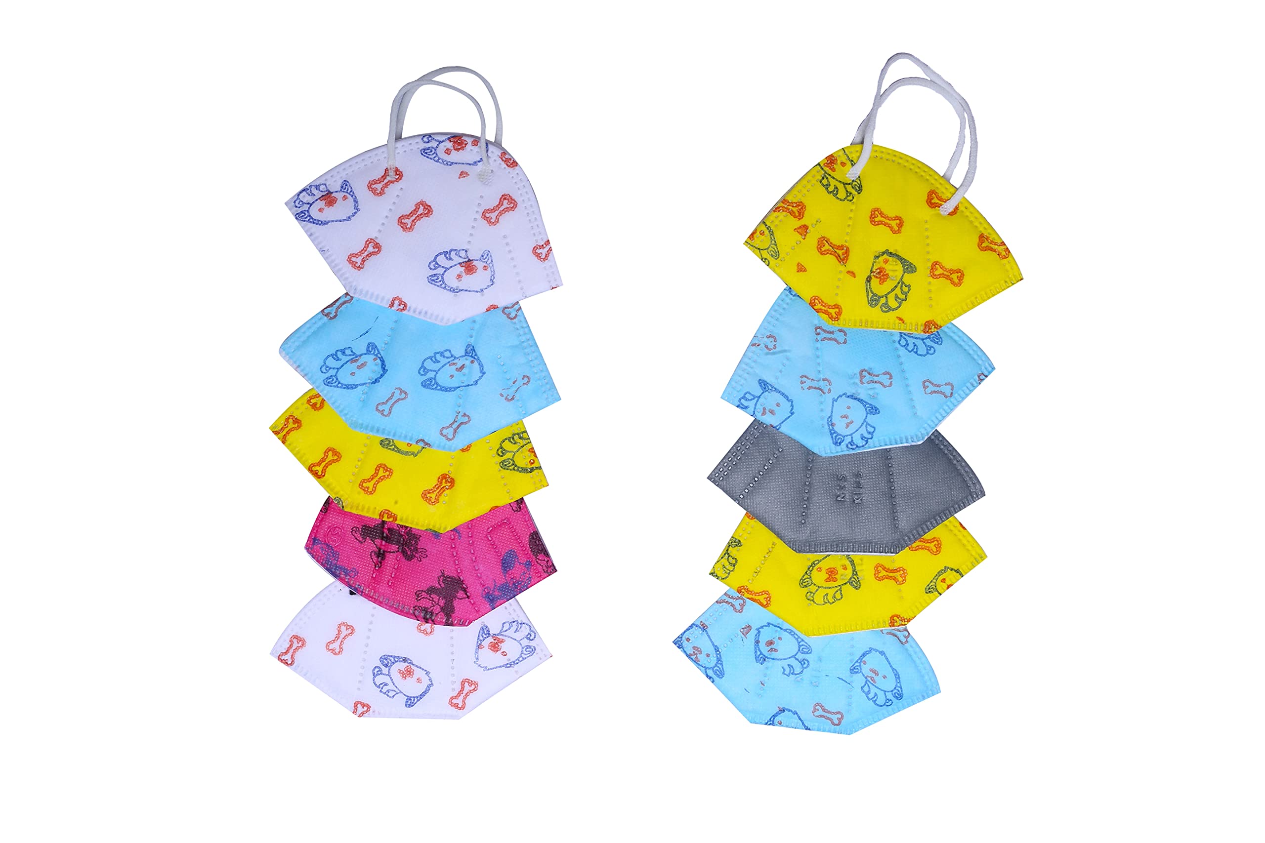 VEMARUSH Non-Woven Fabric Reusable & Washable 5 Layer N-95 Cartoon Printed Mask (Multicolour, Without Valve, Pack of 5) for 3 to 8-9 Year Kids, Boys & Girls (B09FGW6DSL) Amazon Price History, Amazon Price Tracker