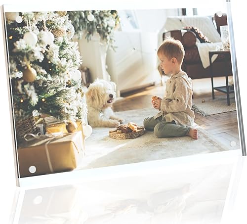 Miniatura 1 de Marcos de fotos acrílicos, marco de fotos de 4 x 6 pulgadas, paquete de 5 marcos de fotos pequeños transparentes, marco de fotos transparente, marco