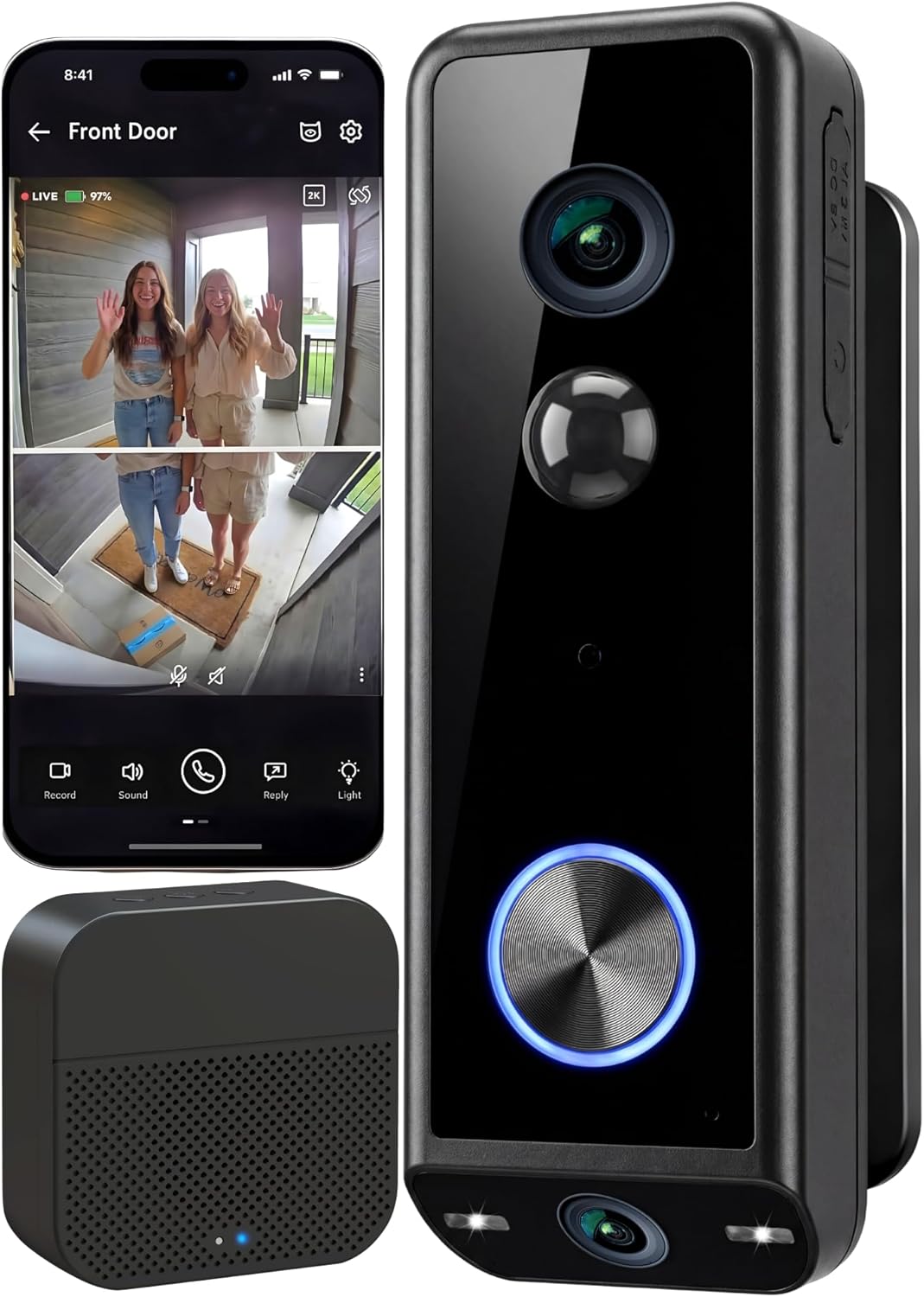 Battery Video Doorbell Wireless...