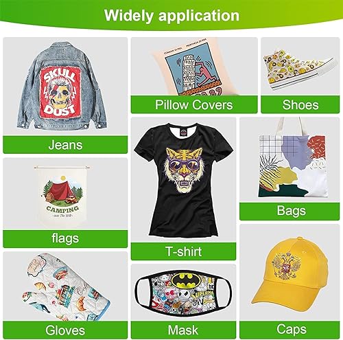 Miniatura 6 de CenDale Película de transferencia DTF de alta calidad de 13 x 19 pulgadas, 50 hojas A3 Plus de doble cara mate transparente pretratamiento, papel de