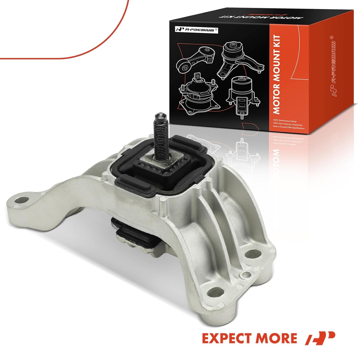 A-Premium Right Passenger Side Transmission Mount Compatible with Mini Cooper 2007-2016, Cooper Countryman 2011-2016, Cooper Paceman 2013-2016, 1.6L, Automatic Transmission