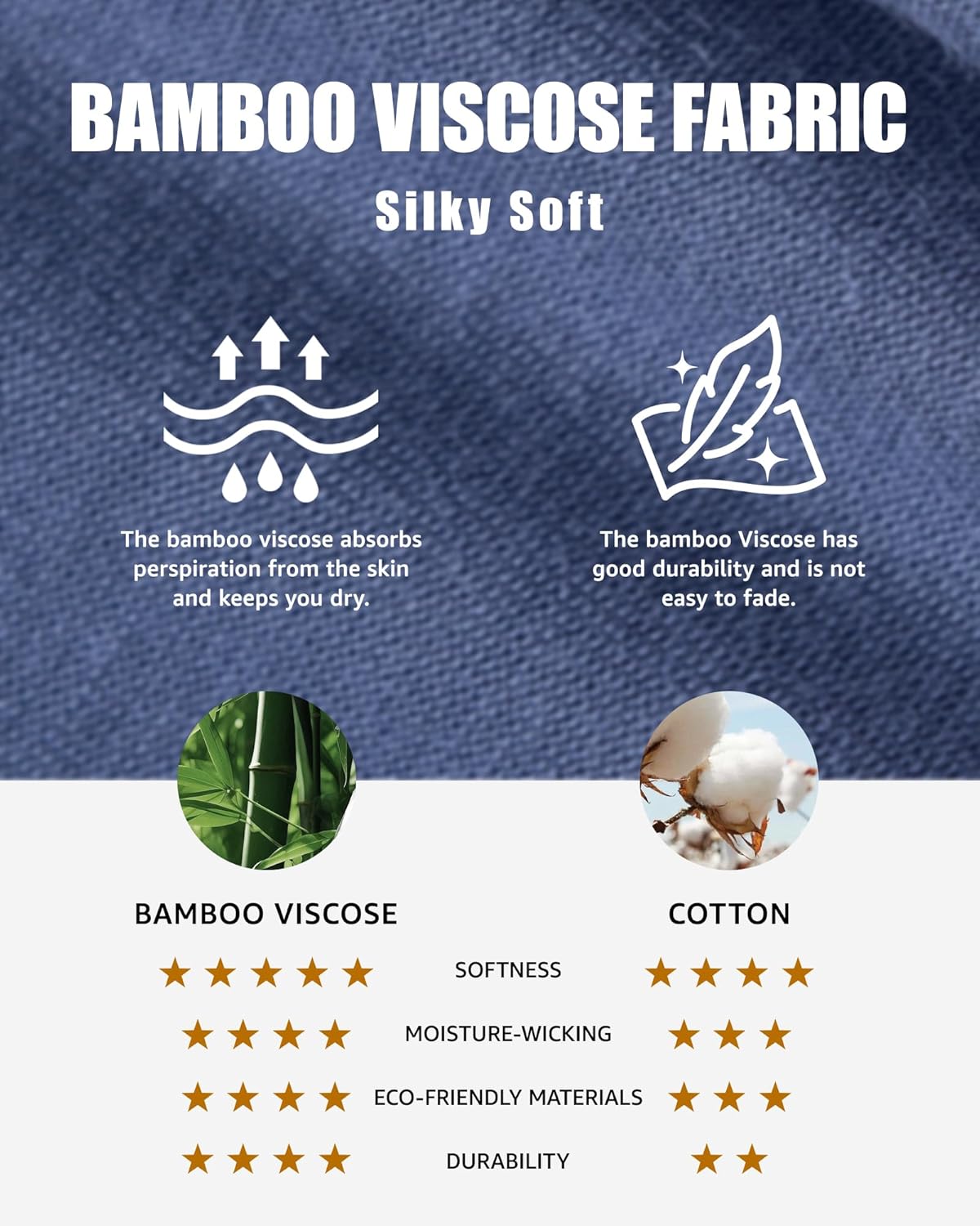 Men’s Underwear Boxer Briefs 4-Pack Breathable and Soft with Moisture-Wicking and Supportive Pouch - Image 6