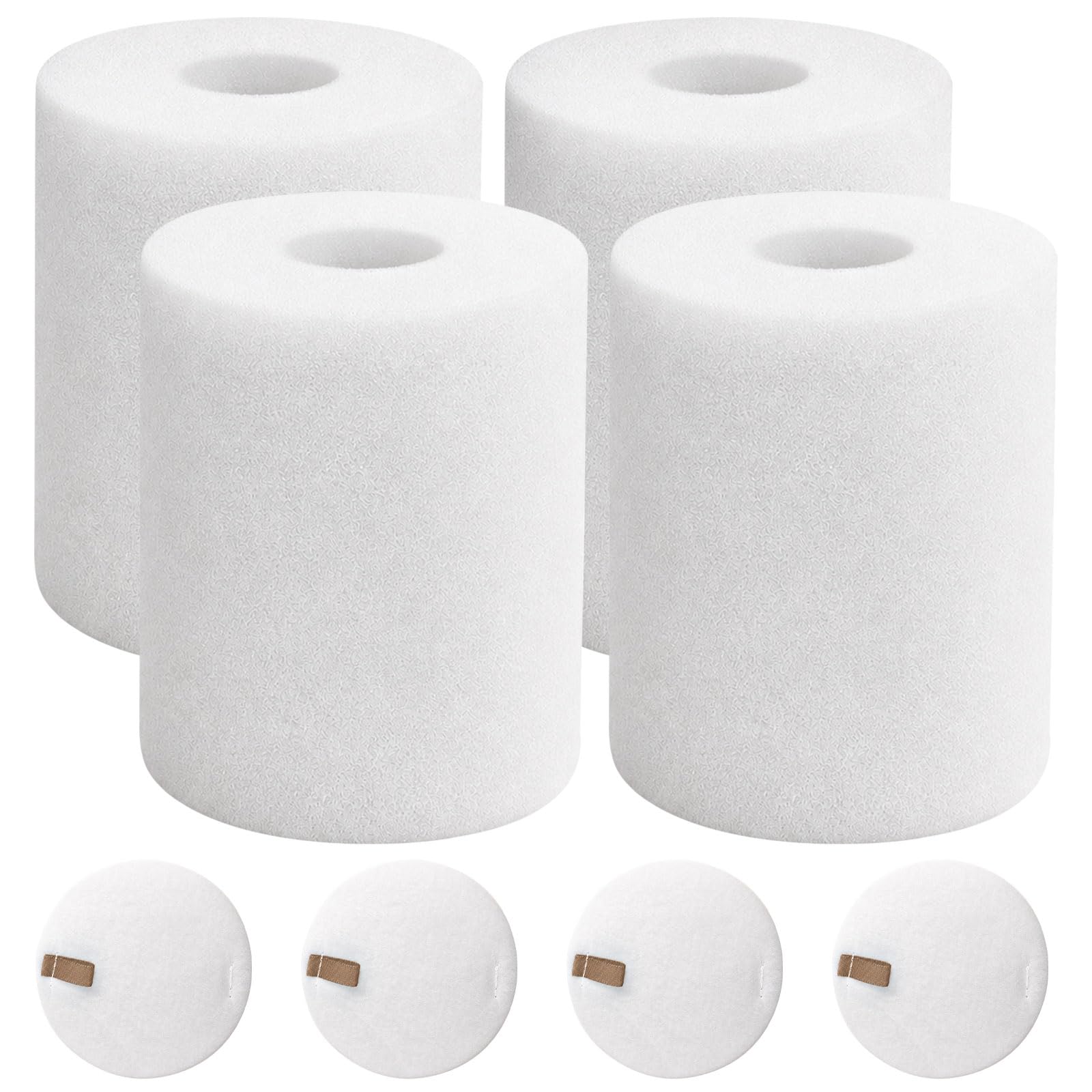4 Pack AirClean Foam Filters for Shark AI AV2501S, AV2501AE, RV2502AE