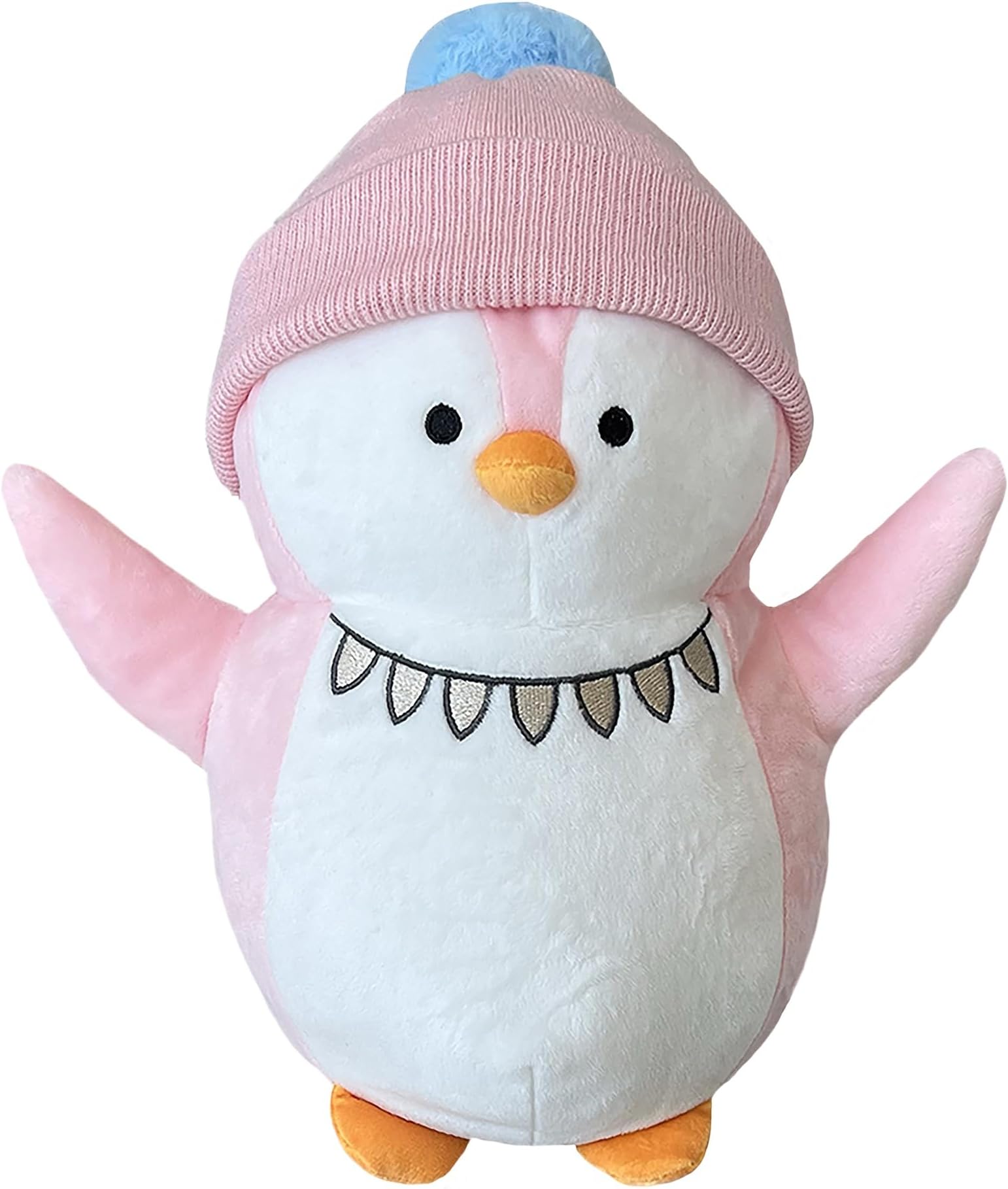 Herbies Poppy Pinkleberry, 12โ Weighted Plush Stuffed Animal Penguin, Warm/Cold Therapy with Flaxseed, Lavender & Peppermint, a Licensed Pudgy Penguins Product.