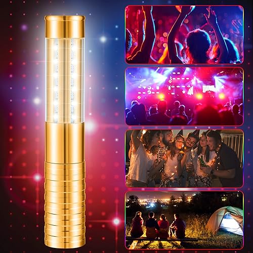 Botella de luz estroboscópica LED de servicio de bengalas de servicio de luz intermitente de mano reutilizable con 3 modos de iluminación para