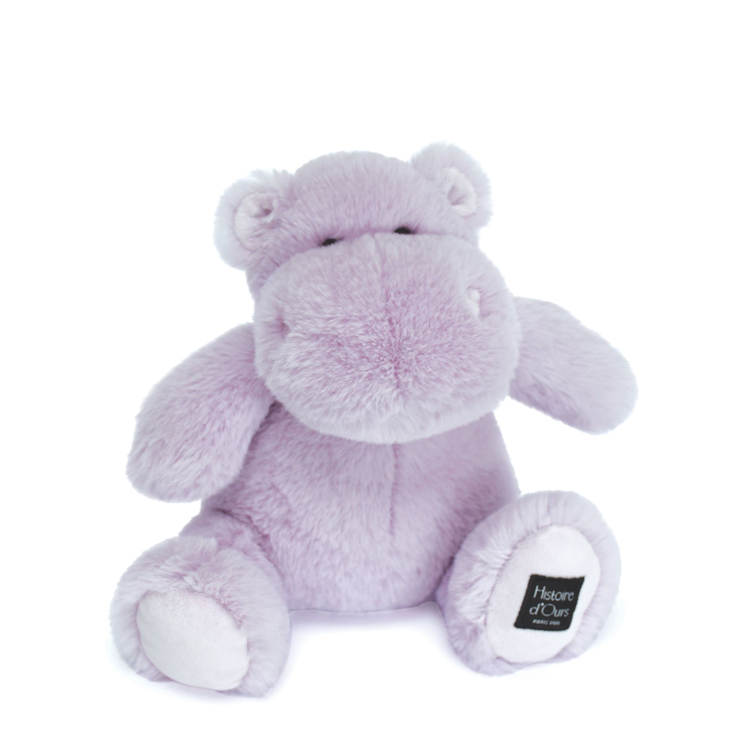 Amazon.com: Histoire d'Ours Hip Power Lilac Hippo Plush 10