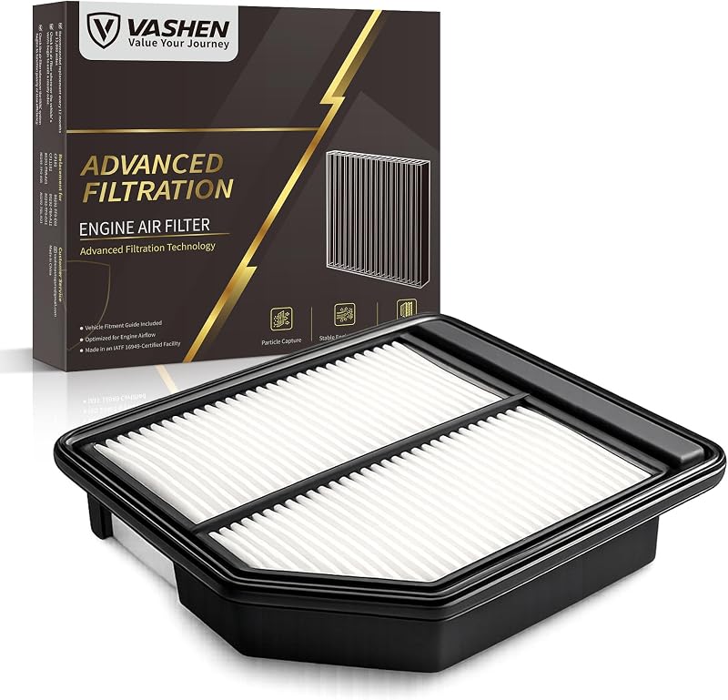 Filtro de ar do motor VASHEN CA10165 para Honda Civic 2006–2011 1.8L – 1 unidade