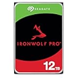 IronWolf Pro, 12 TB, Enterprise NAS Internal HDD –CMR 3.5 Inch, SATA 6 Gb/s, 7,200 RPM, 256 MB Cache for RAID Network Attached Storage (ST12000NT001)