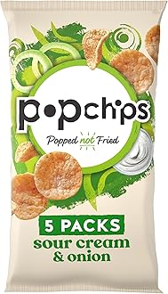 Sour Cream & Onion Multipack Crisps, 5 x 23g (Pack of 5)