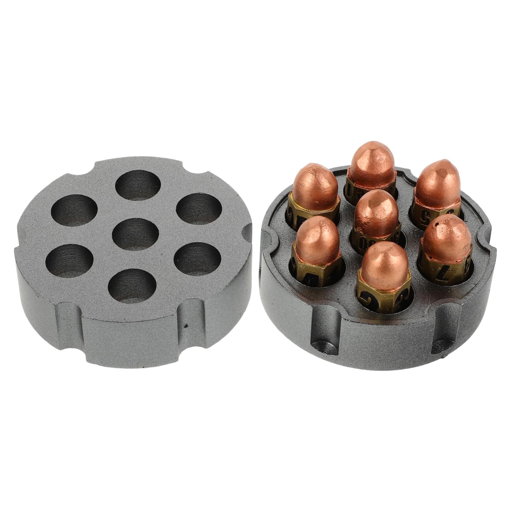 KOMBIUDA Dés de Jeu en Résine avec Socle, 1 Set Portable, Toucher Confortable, pour Jeux de Société et Fêtes, Facile à Jouer