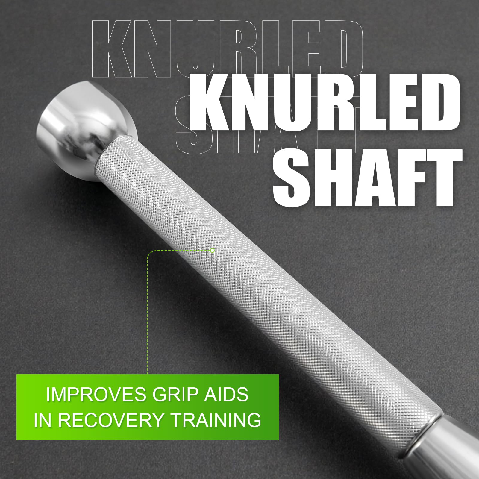 6-in-1 Verstellbare Keule/Macebell aus Stahl, Krafttrainingsgerät für Ganzkörper, Muskel, Schulter, Griff und Unterarmtraining (3/4/5/6/7/8 KG)