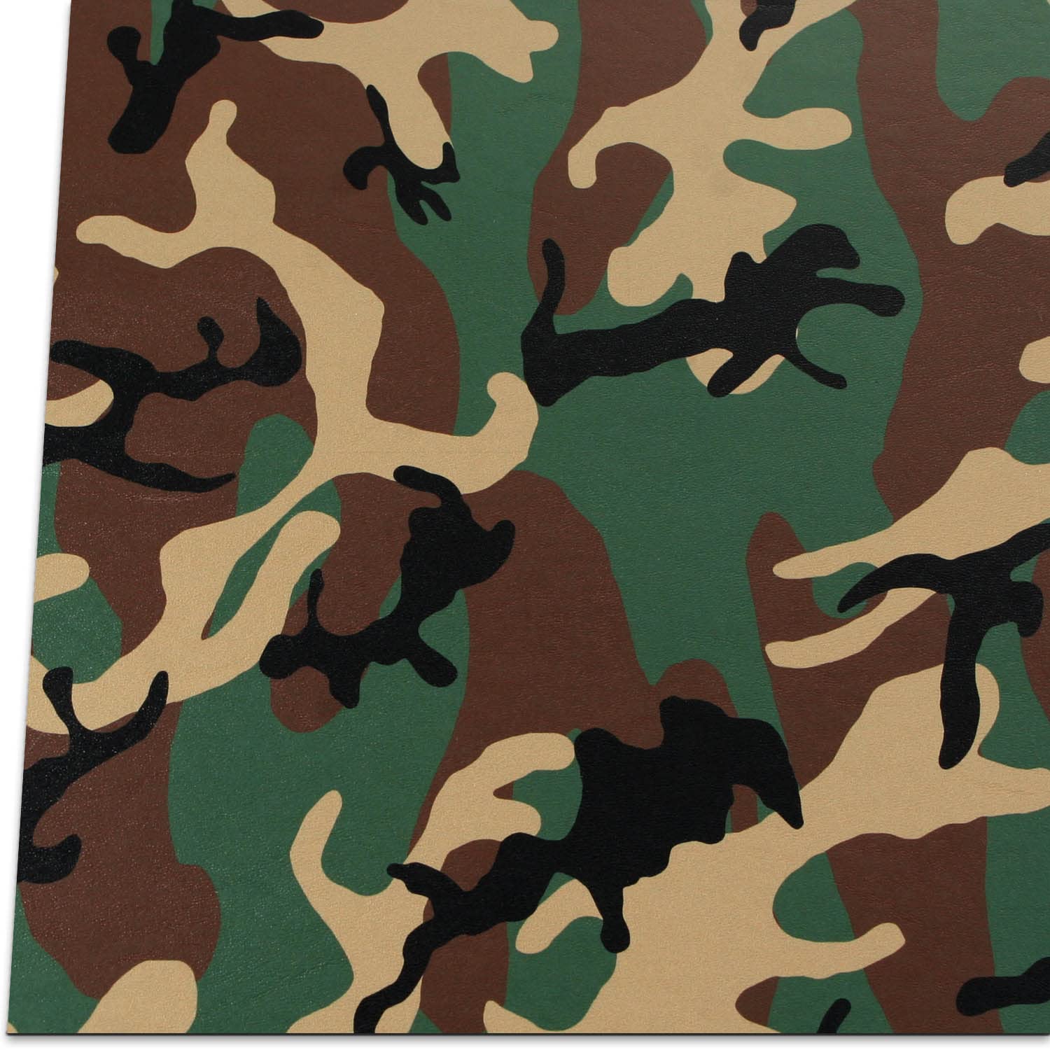 KYDEX Thermoform Sheet - (P1 Texture) - (Infused Print) - (12in x 12in) - (Woodland Camo) - (1 Sheet) - (for Holster Making & Hobby) - (USA Made)