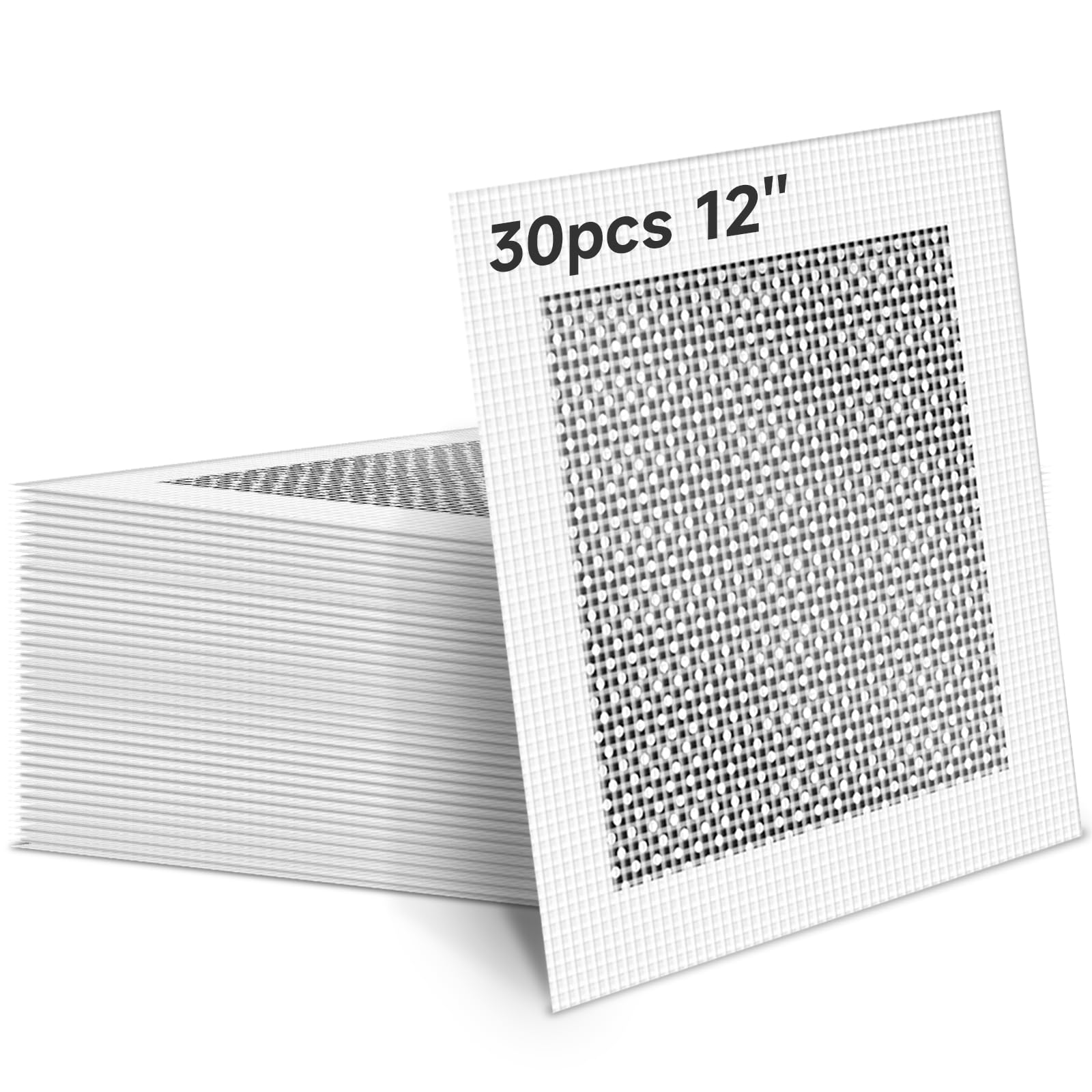 30Pcs 12 Inch Drywall Patch, Wall Repair Patches Wall Hole Repair Patch