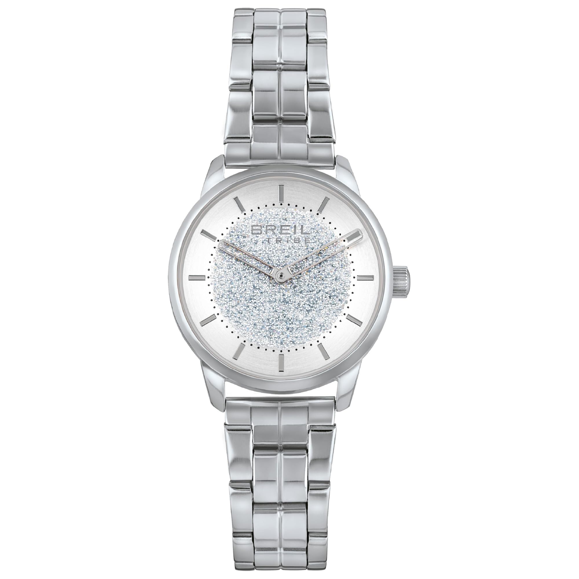 Breil, Collezione Lucille, Orologio Donna Elegante in Acciaio, Lunghezza Regolabile 13.5-19cm, Chiusura Déployante con Pulsanti, Cassa 29.5mm