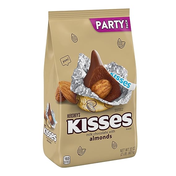 HERSHEY'S KISSES Chocolate con leche con caramelo de