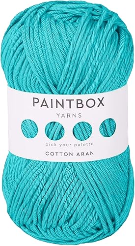 Miniatura 59 de Paintbox Yarns Hilo Aran 100% Algodón 1.76oz (50g), 93 Yardas (85m) - Lana Peinada Vino Tinto para Ganchillo o Tejer - Suave, Ligero para Suéteres