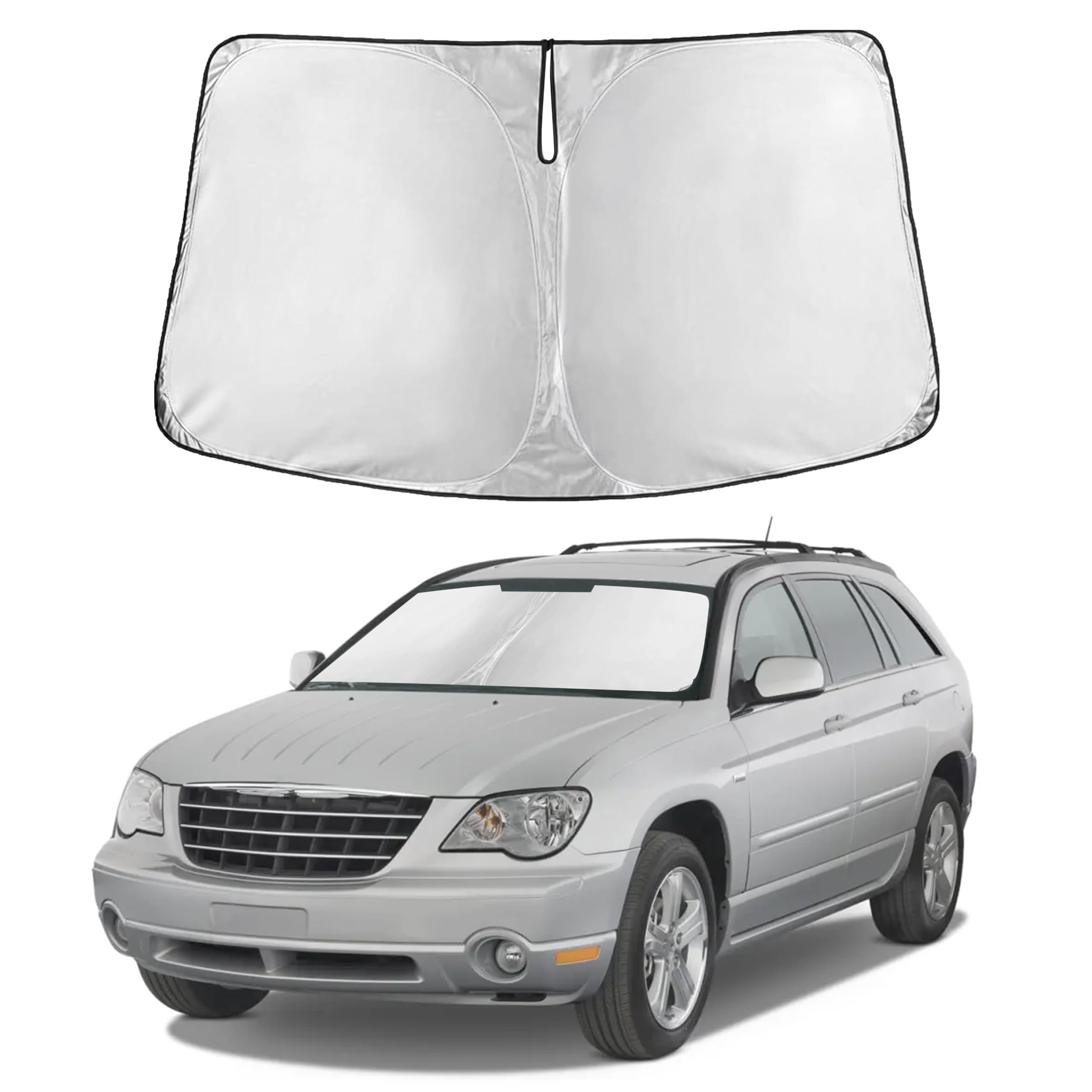 EcoNour Windshield Sunshade Compatible for Chrysler Pacifica 2004-2008