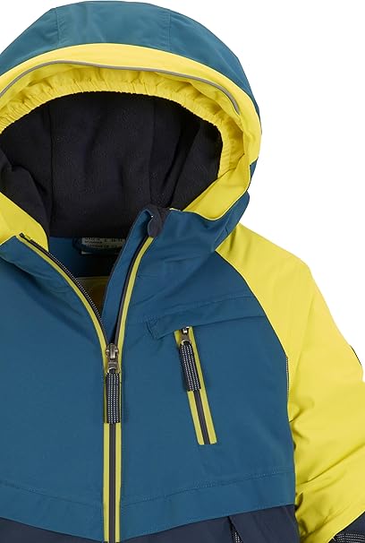 Veste De Ski Imperméable Mixte First Instinct - 10 000 Mm - Respirante 3 000g - Capuche Et Jupe Pare-Neige - Fonction Grandir