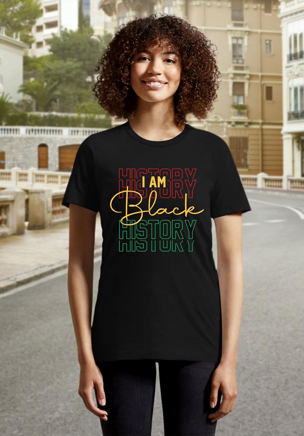 Black History T Shirts for Women Black History Month Tees Juneteenth Tshirt Funny Quote Printed Tee Tops - Image 5
