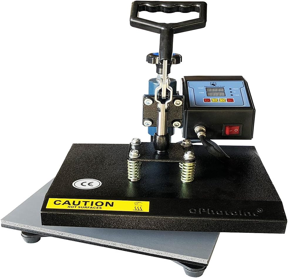 ePhotoInc Swing Away 9 x 12 T Shirt Heat Press Machine Transfer Sublimation Press ZP9BU