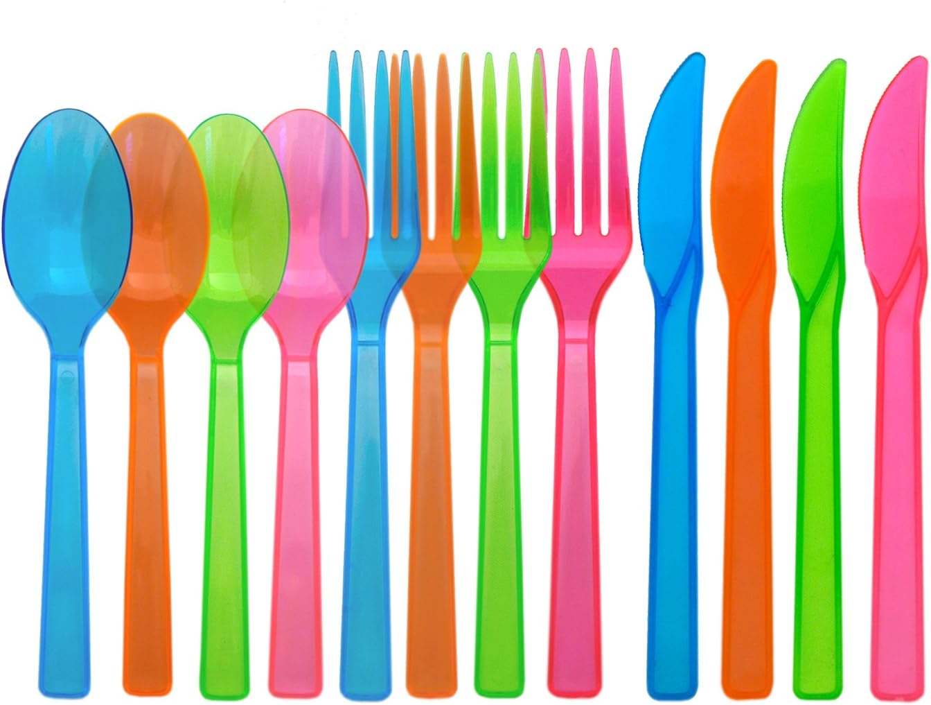 Party Essentials Hard Plastic Cutlery Combo Pack, 144