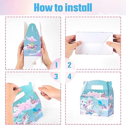 Miniatura 101 de WERNNSAI Paquete de 12 cajas de fiesta de dinosaurios, decoraciones de cumpleaños de dinosaurios, cajas de recuerdo de fiesta de dinosaurios