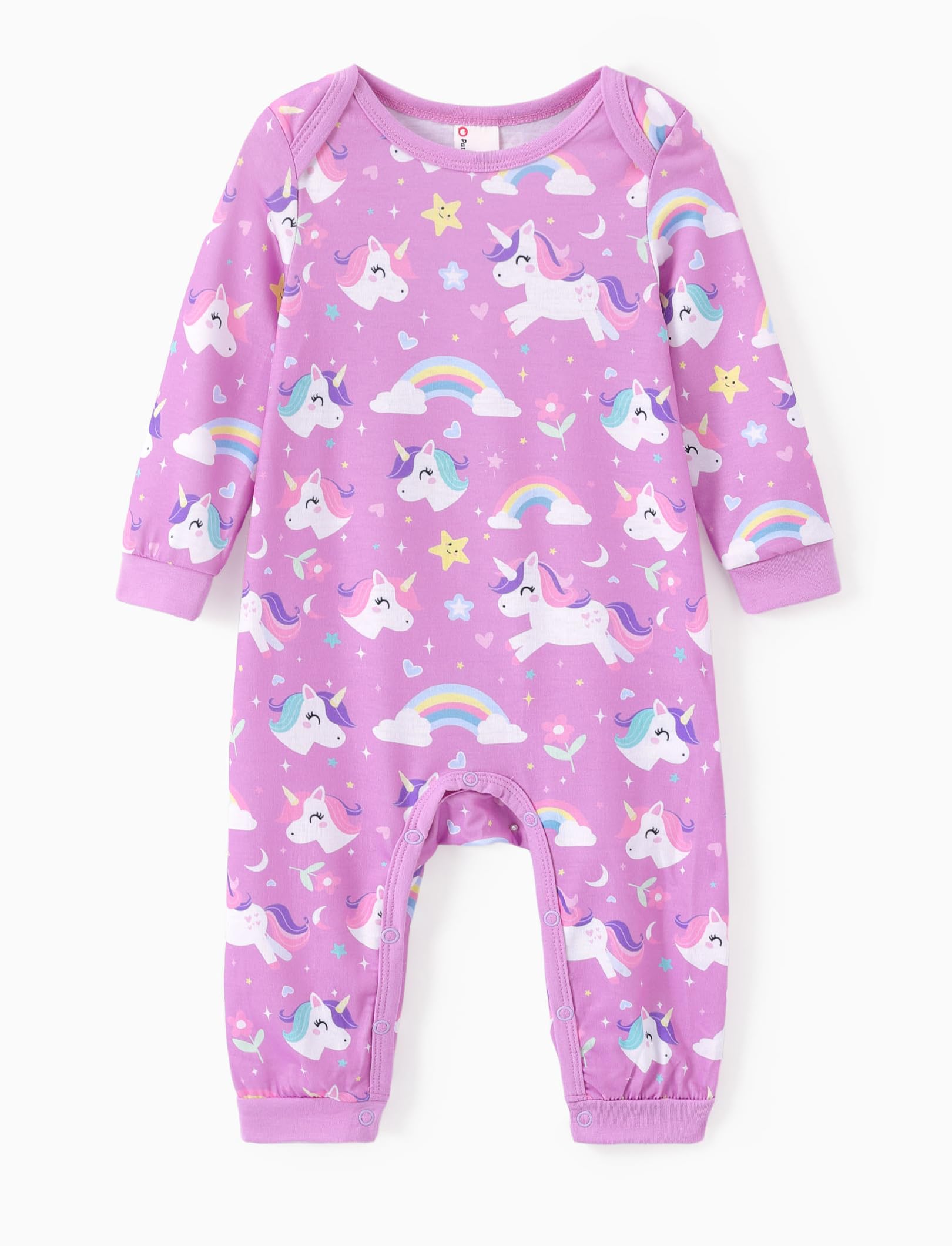 PATPAT Pagliaccetti per Bambino Cotone Morbido con Maniche Lunghe e Senza Piedi, Onesie Neonato Personalizzati per Maschi e Femmine, Tutine Neonato 0-3 Mesi, Body Lungo, Regalo Neonato Maschio