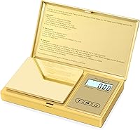 Vista 12 de Fuzion - Báscula de gramos, báscula de bolsillo con precisión de 0.01 gramos, báscula digital pequeña de 200g para alimentos, joyería, hierbas