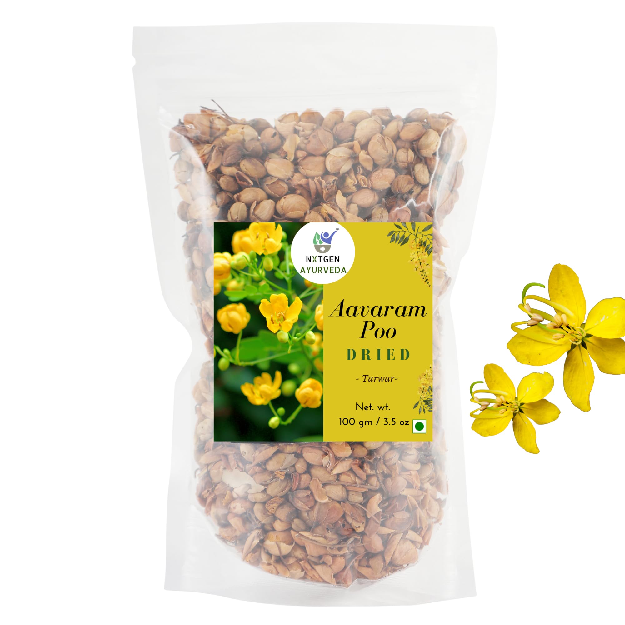Nxtgen Ayurveda Avarampoo Flower | 100g | Dry | Avaram | Aavartaki | Tarwar (B0CBCF8SRM) Amazon Price History, Amazon Price Tracker