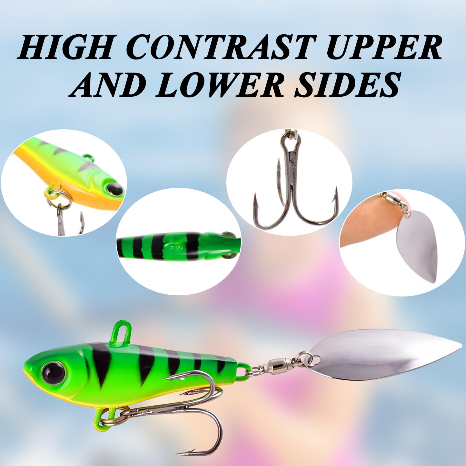 Afishup Esche Da Pesca Kit 273pcs/confezione Scatola Per Esche - Foto 11