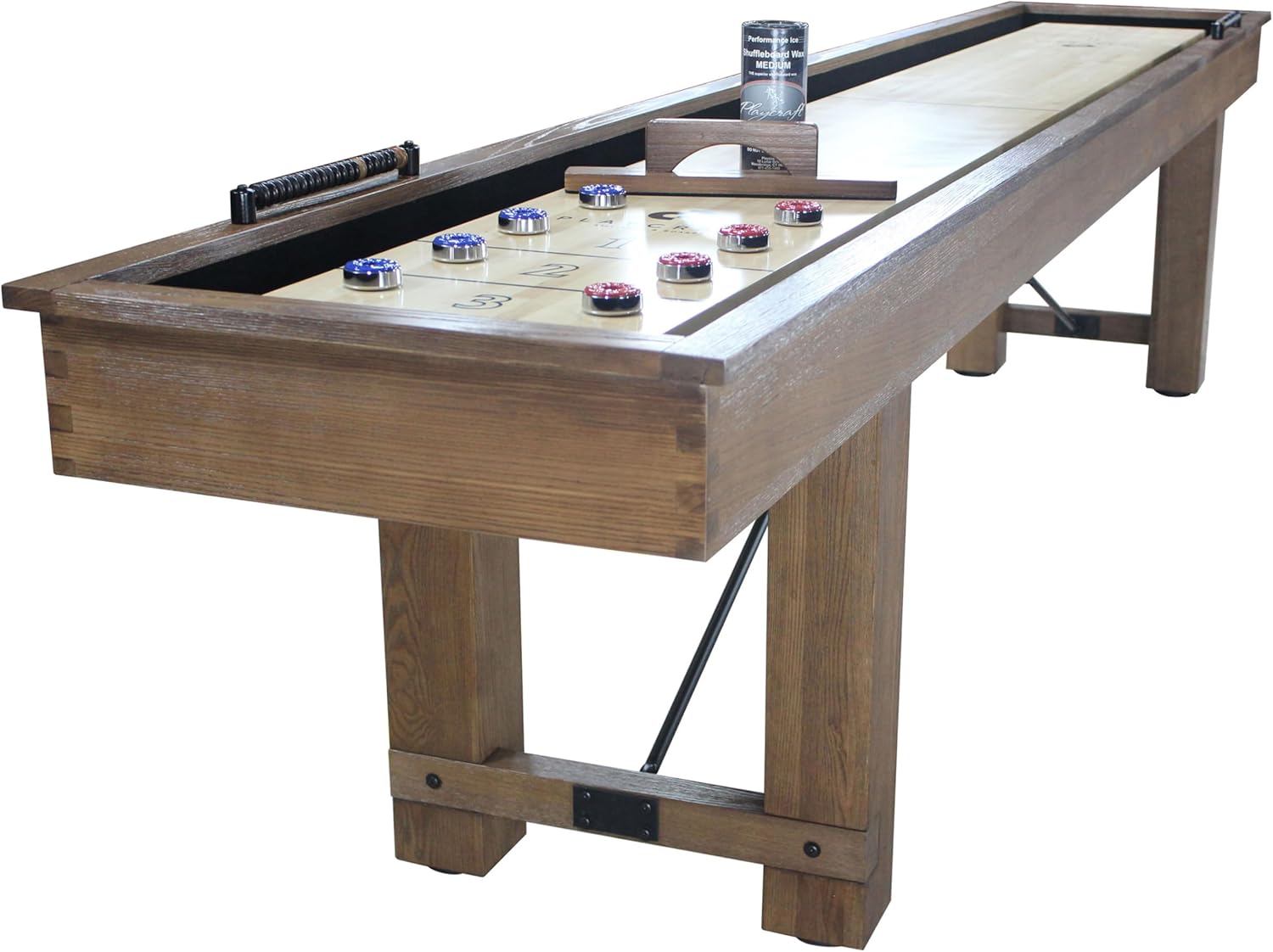 Playcraft Montauk Pecan 12' Shuffleboard Table