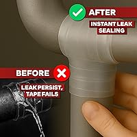 Vista 46 de XFasten Cinta autoadhesiva de silicona, para fusión 1 pulgada X 36 pies, Azul