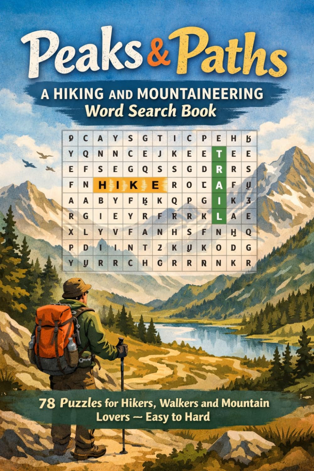 Peaks & Paths: A Hiking and Mountaineering Word Search Book