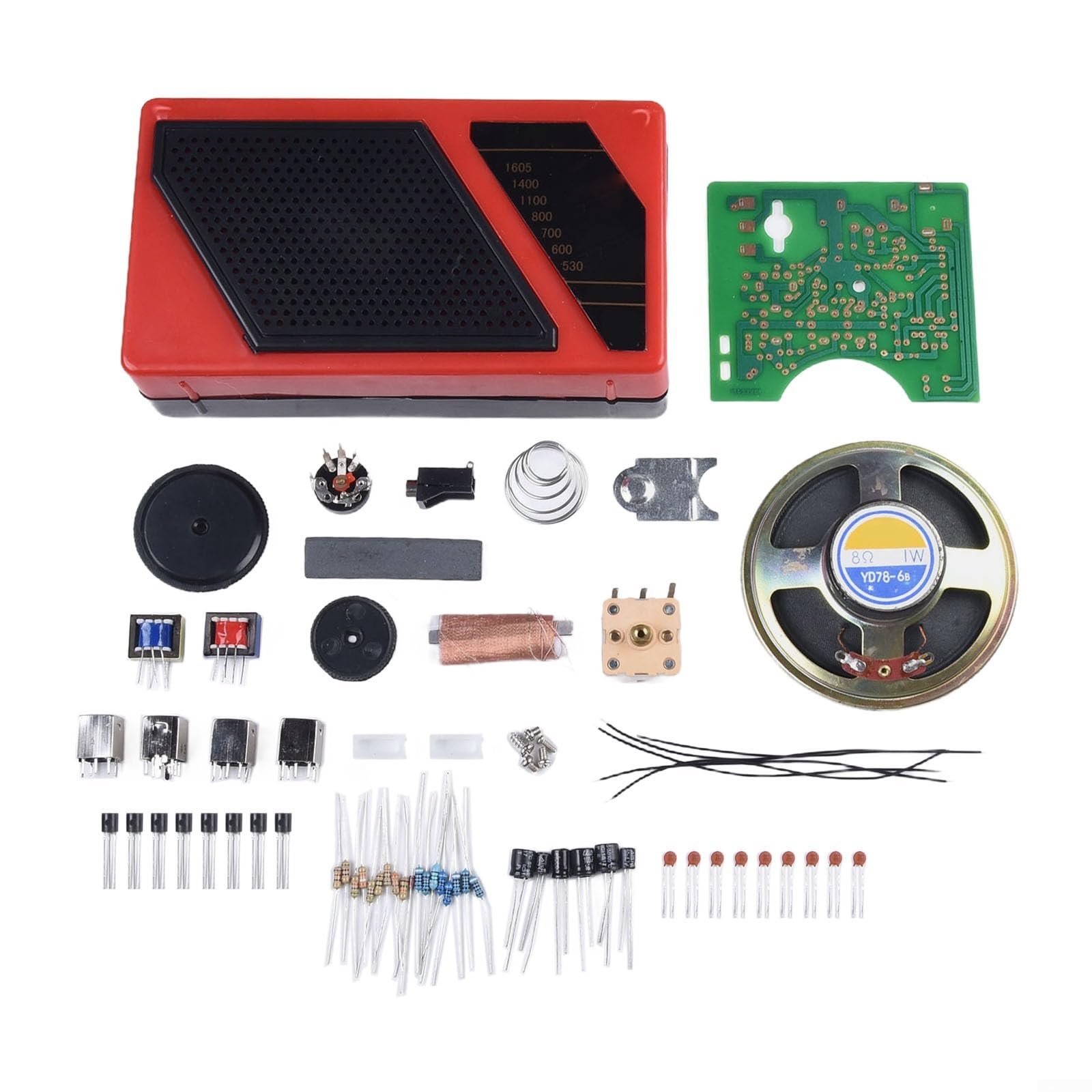Monta fácilmente tu propia radio de ocho tubos con este kit de producción electrónica de bricolaje diseñado para principiantes