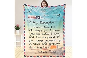 Daughter Gifts from Dad: Warmest Blanket Woven with Dad's Love