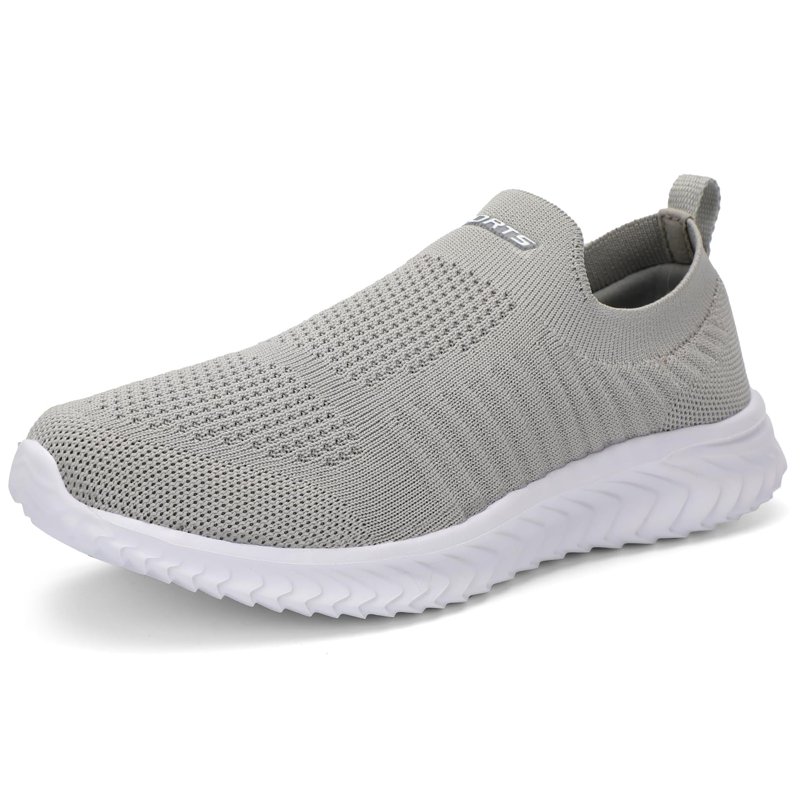 STQ Sneakers Donna Scarpe Senza Lacci Running Ginnastica Comode Tennis Camminare Memory Foam Palestra Memory Foam Scarpe Grigio 41 EU