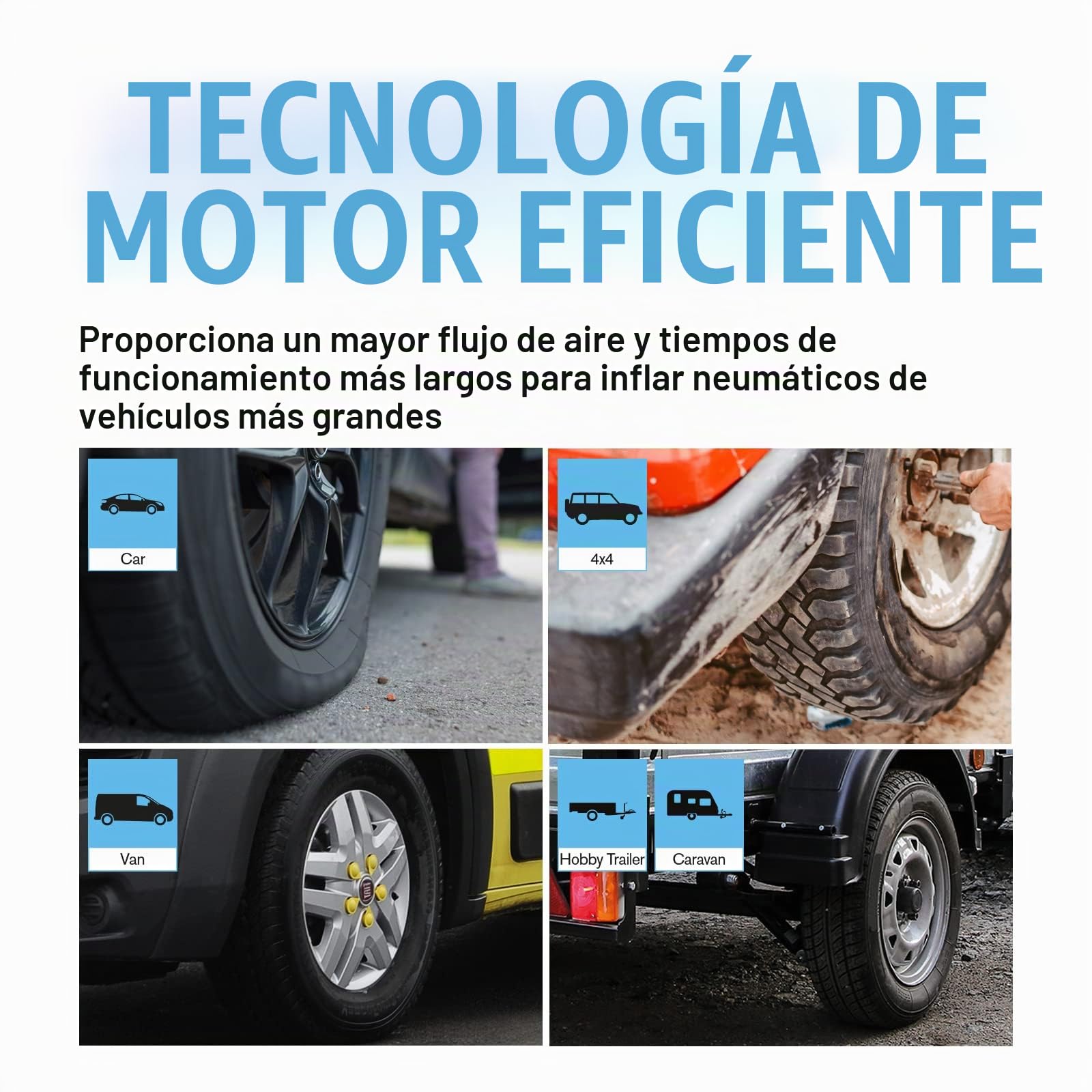 Ring Automotive RAC820 Inflador de ruedas digital, 12 V