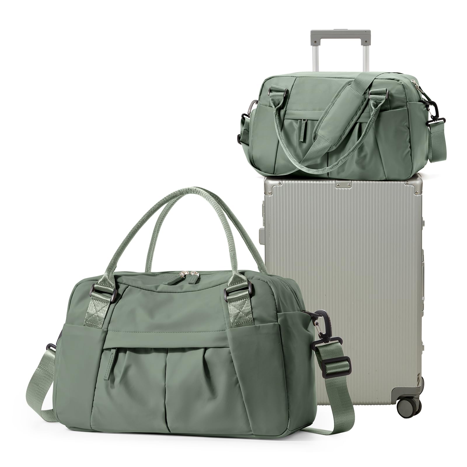 SEAFEW Reisetasche Damen Sporttasche Ryanair Handgepäck Tasche 40x30x20 Weekender Bag Schwimmtasche Wasserdicht Travel Bag Duffle Bag 40x20x25 Wickeltasche Trainingstasche Frauen für Reise Gym