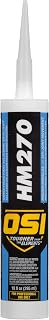 OSI HM270 Construction Silicone Sealant White, 10 fl oz, Cartridge