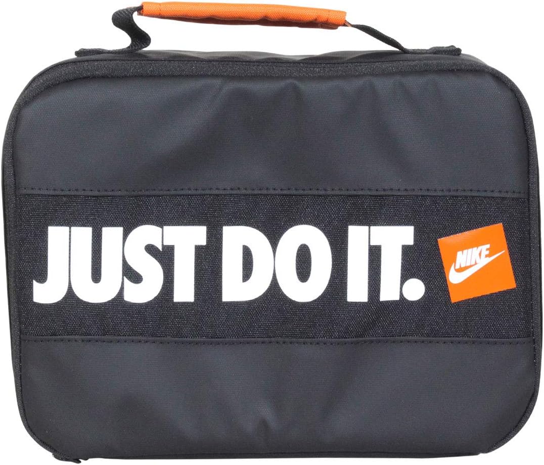 Nike Just Do It Bumper Sticker Fuel Pack Lunch Box Black Insulated Snack Bag