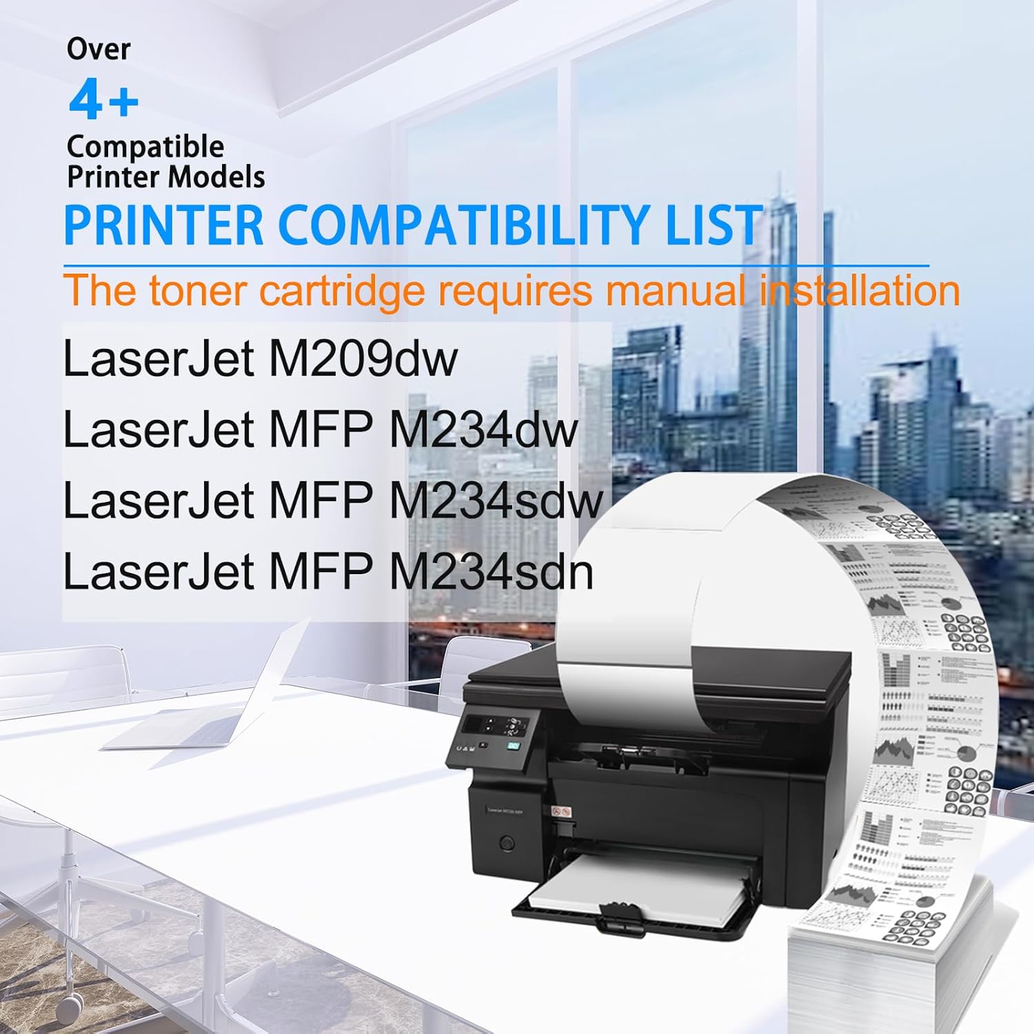 NineLeaf 2 Pack 134A Compatible Toner Cartridge [No CHIP][Requires manual move OEM CHIP]Replacement for HP W1340A Black Cartridge use for Laser Jet M209dw MFP M234dw M234sdw M234sdn Printer (NO CHIP)