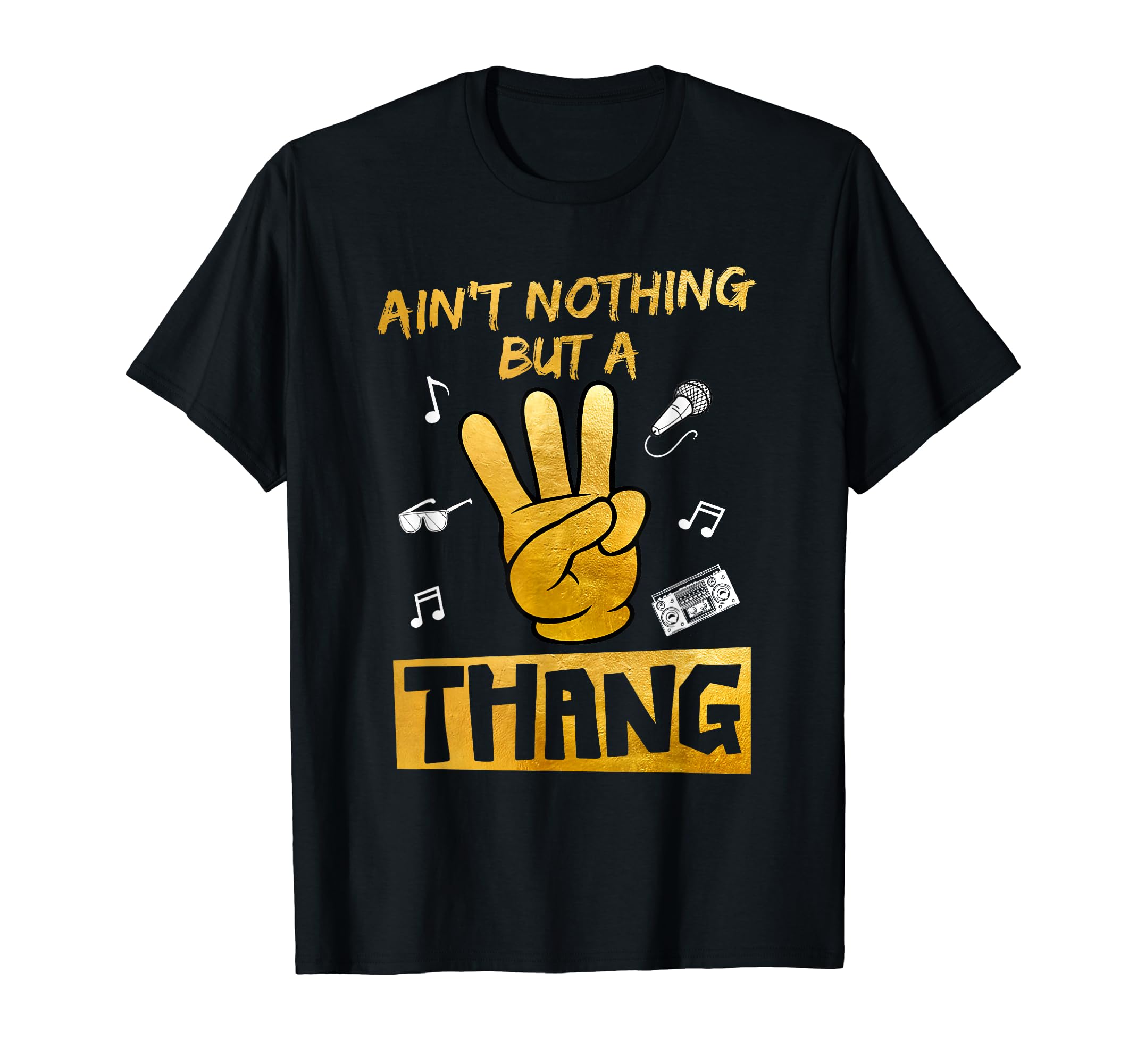 Kids Ain't Nothin' But A 3 Thang 3rd Birthday Hip Hop T-ShirtOEKO-TEX STANDARD 100