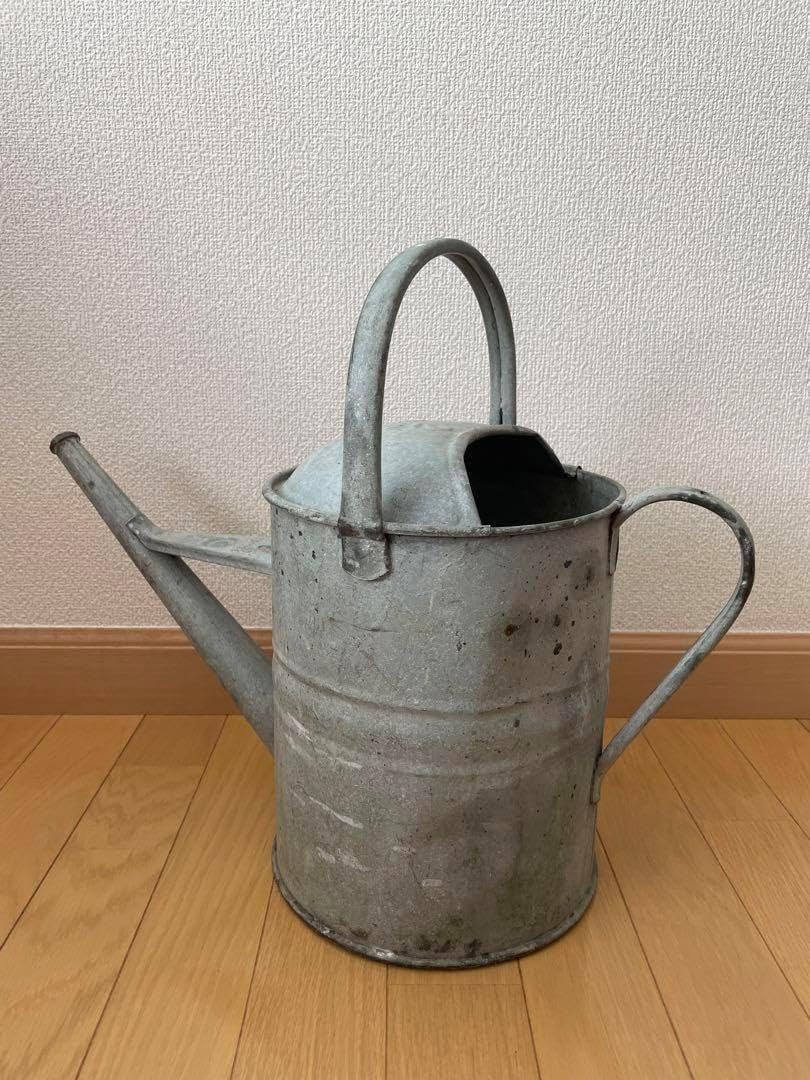 ドイツ製 アンティーク ブリキ製 ジョウロ ガーデニング 1962 L2411