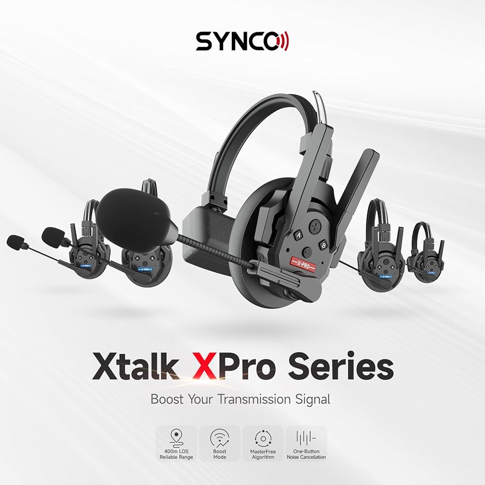 その他 SYNCO Xtalk XPro Series XPro5 Amazon.com: SYNCO XTalk XPro5 2.4GHz Wireless Intercom