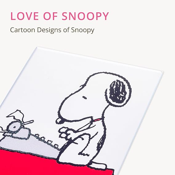 Graphique The PeanutsTM Gang Greeting Cards | 20 Pack | All Occasion Blank Note Cards with Envelopes | 4 Assorted Designs with Glitter Accents | Boxed Set for Personalized Notes | 4.25 x 6