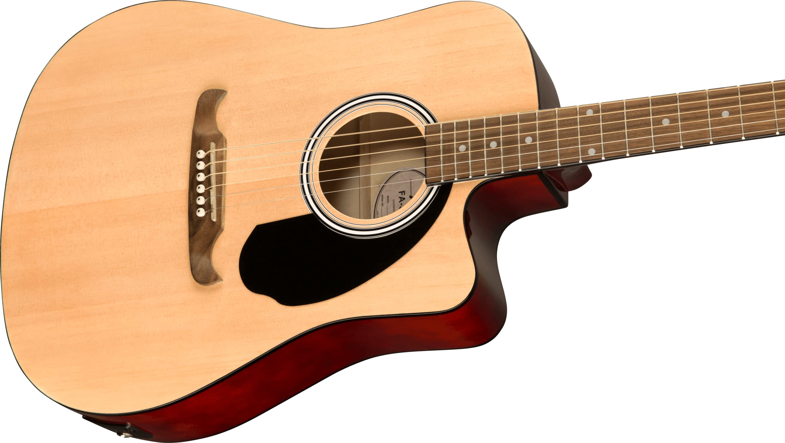 Amazon.com: Fender FA-125CE Dreadnought Acoustic Electric Guitar 