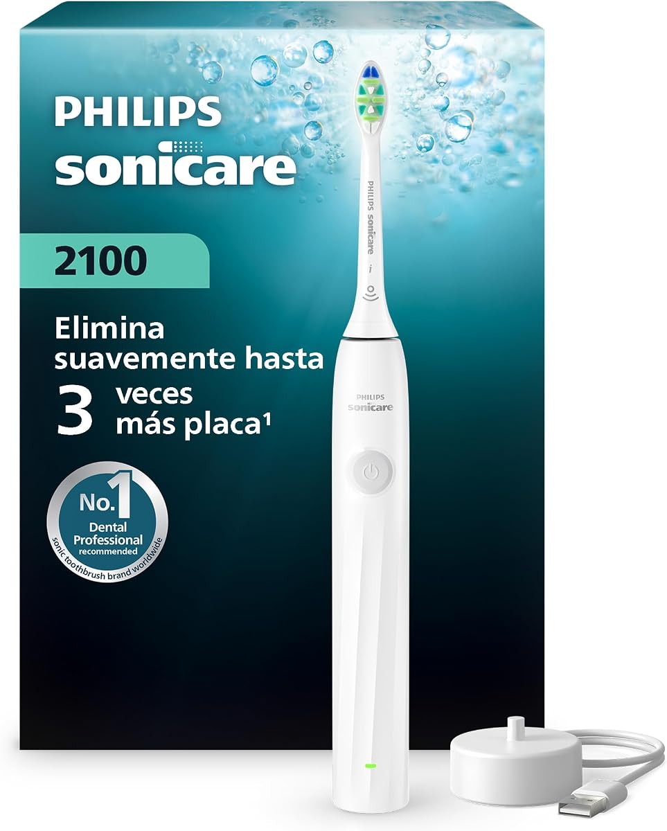 Philips Sonicare Serie 2100 - Cepillo dental sónico con 2 niveles de intensidad